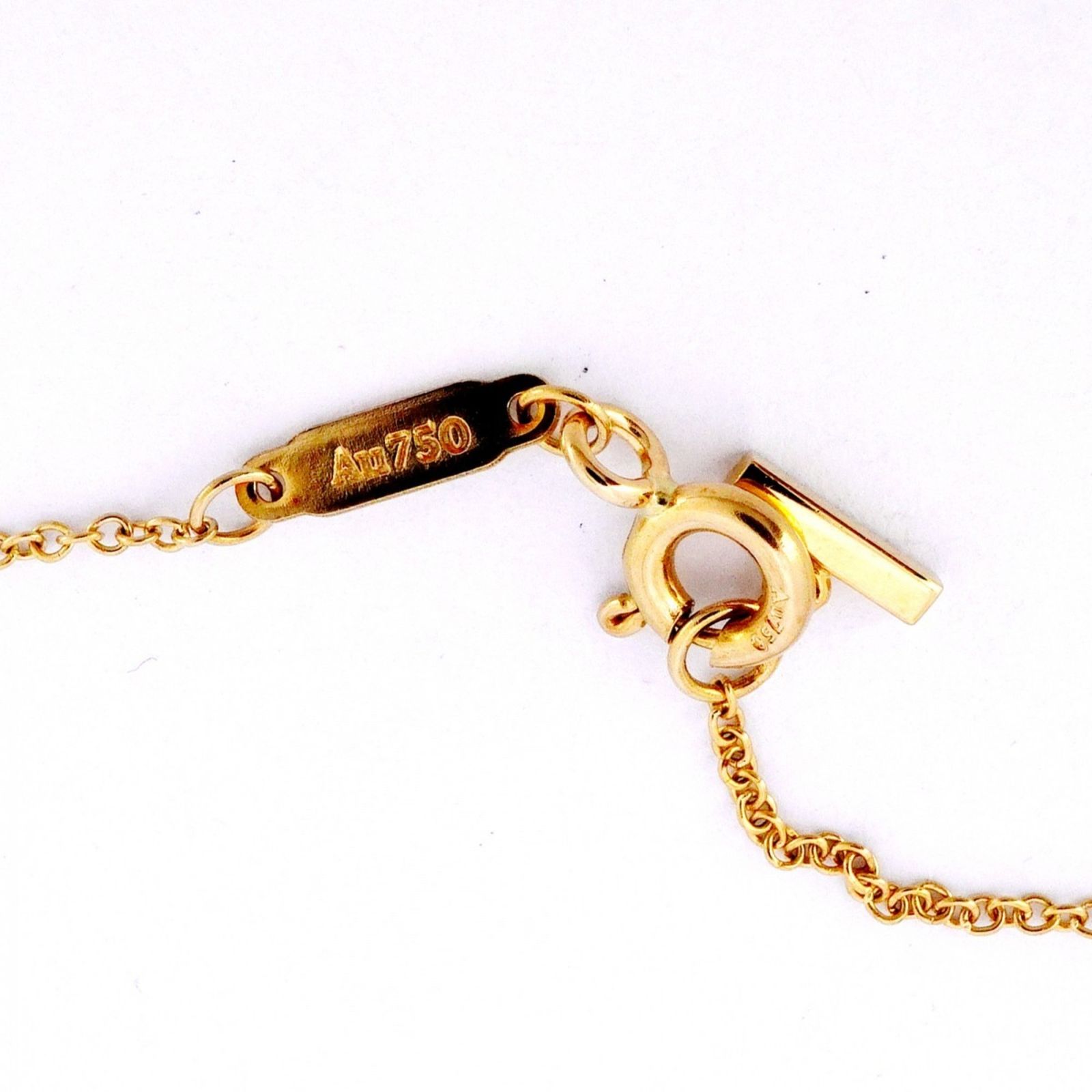 ティファニー(Tiffany) ティファニー ネックレス Tスマイル ミニ 18KYG