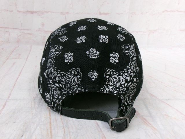 中古】Supreme ｼｭﾌﾟﾘｰﾑ Bandana Camp Cap ｷｬｯﾌﾟ ﾊﾞﾝﾀﾞﾅ柄 ﾎﾞｯｸｽﾛｺﾞ