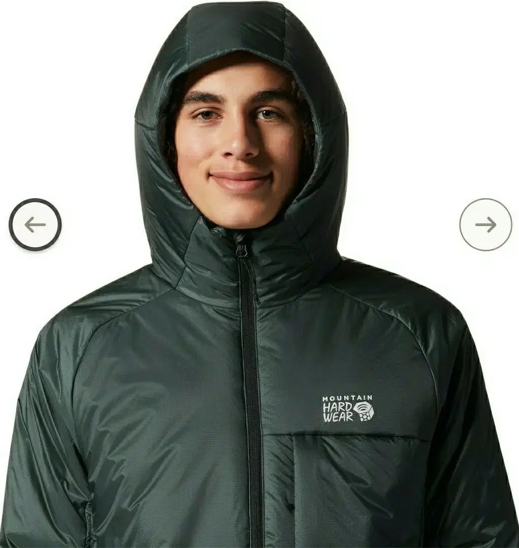 マウンテンハードウェア コンプレッシャーフーディ 軽量ダウン XL