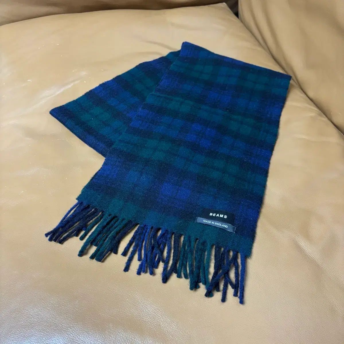 BEAMS ビームス タータンチェック マフラー Tartan Check