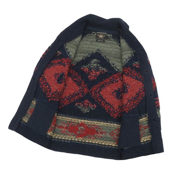 ほぼ未使用】RRL ダブルアールエル 名作 HAND KNIT SHAWL CARDIGAN