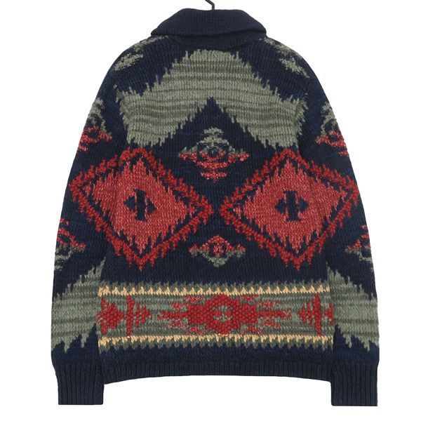 ほぼ未使用】RRL ダブルアールエル 名作 HAND KNIT SHAWL CARDIGAN