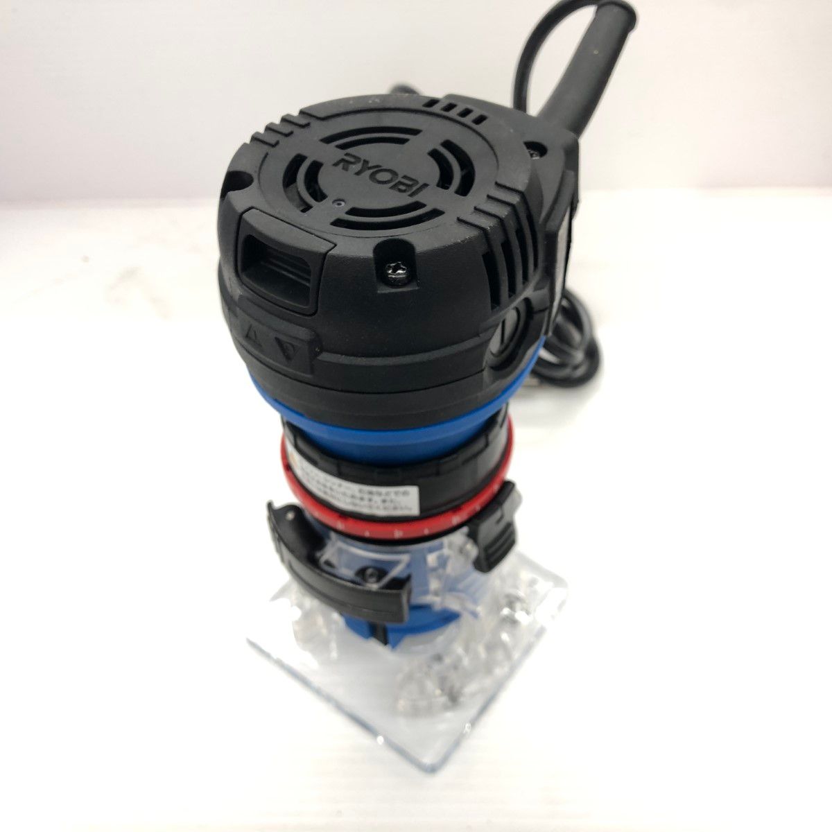 ДД RYOBI リョービ トリマー 程度B 100 v ルータービットセット付 MTR-42 ブルー