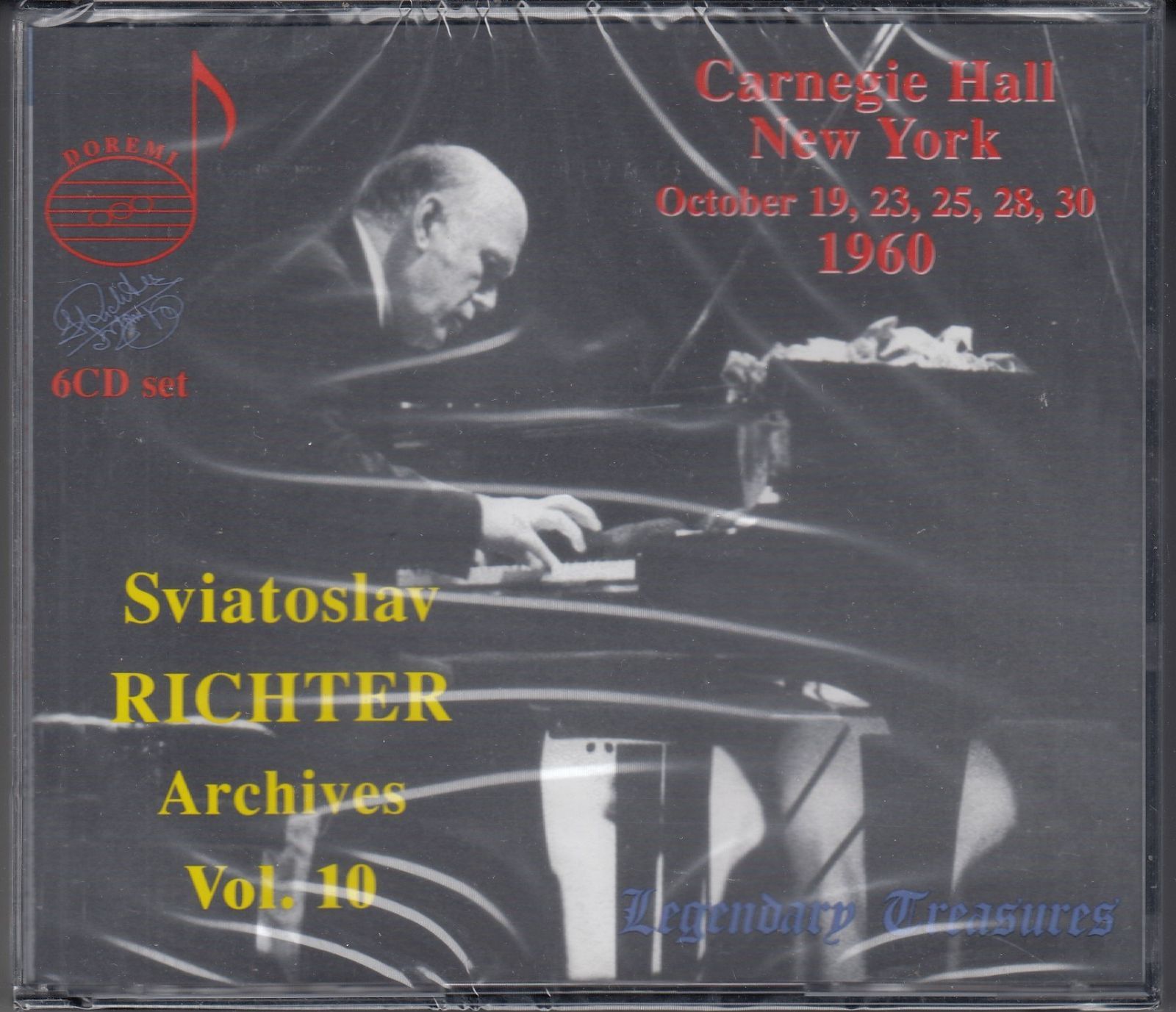 6 CD Doremi ベートーヴェン ピアノ ソナタ第9番ホ長調Op 14 1 ソナタ第12番変イ長調Op 26 ソナタ第22番ヘ長調Op 54 ソナタ第23番ヘ短調Op 57他 スヴィヤトスラフ リヒテル 1960 10
