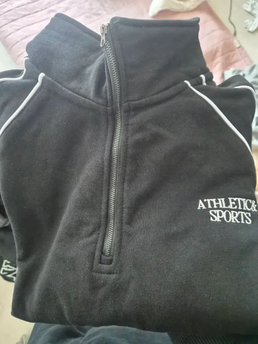 パイピング ハーフジップアップ