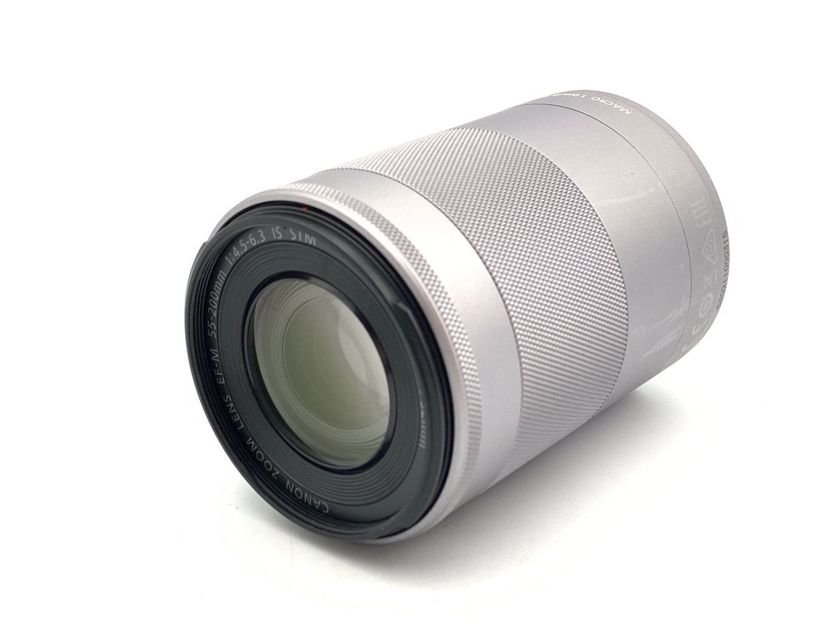 中古】 【並品】 キヤノン EF-M55-200mm F4.5-6.3 IS STM シルバー
