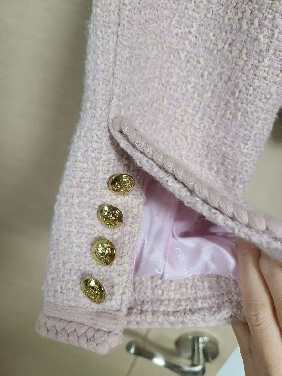 レディース Celine セリーヌ ピンク ツイード ジャケット - メルカリ