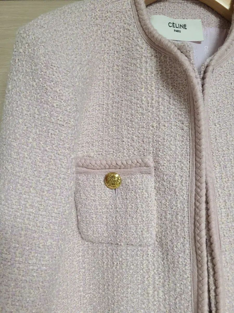 レディース Celine セリーヌ ピンク ツイード ジャケット - メルカリ