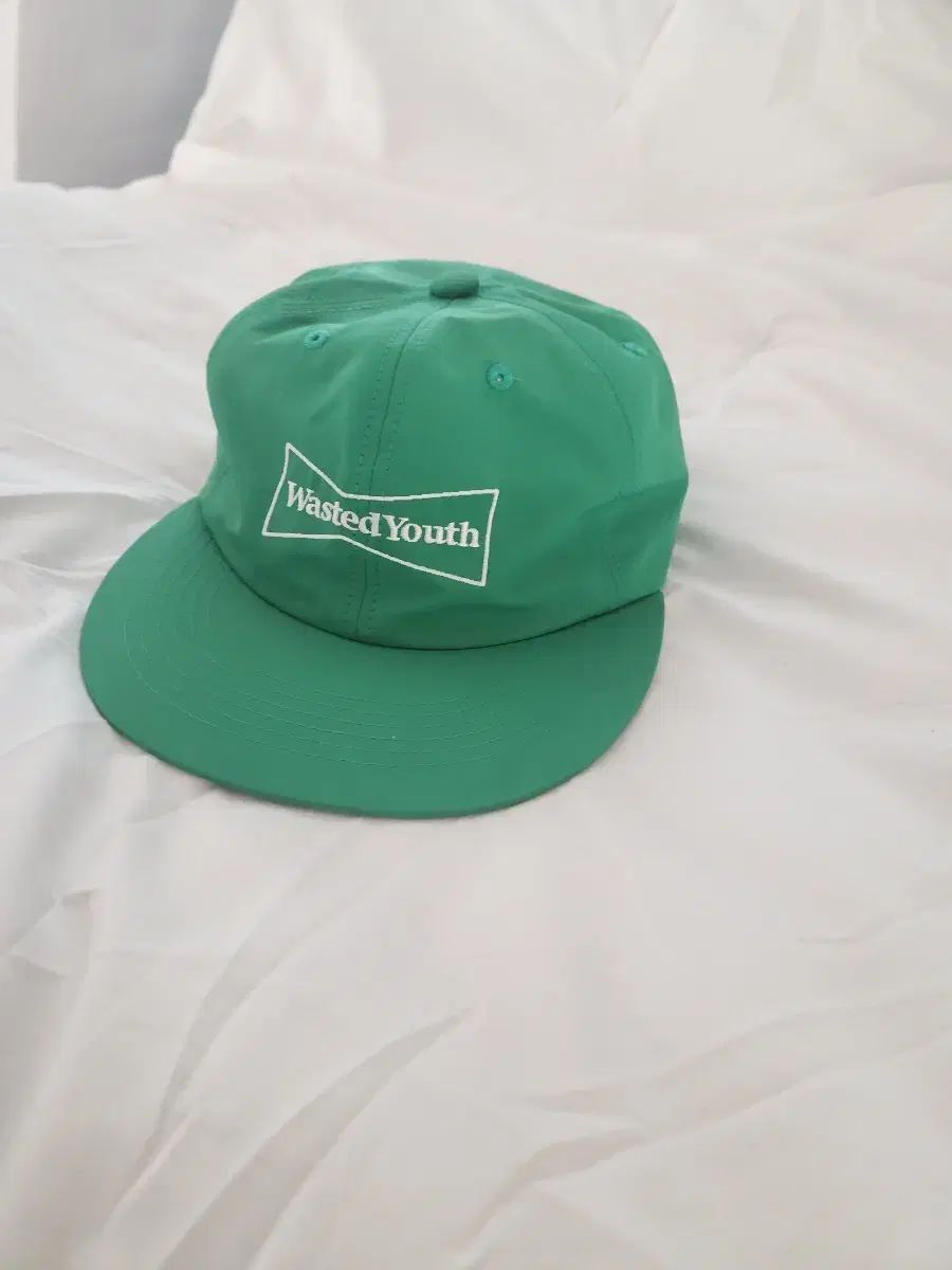 ウェイステッド ユース ロゴキャップ (グリーン) Wasted Youth HUMAN