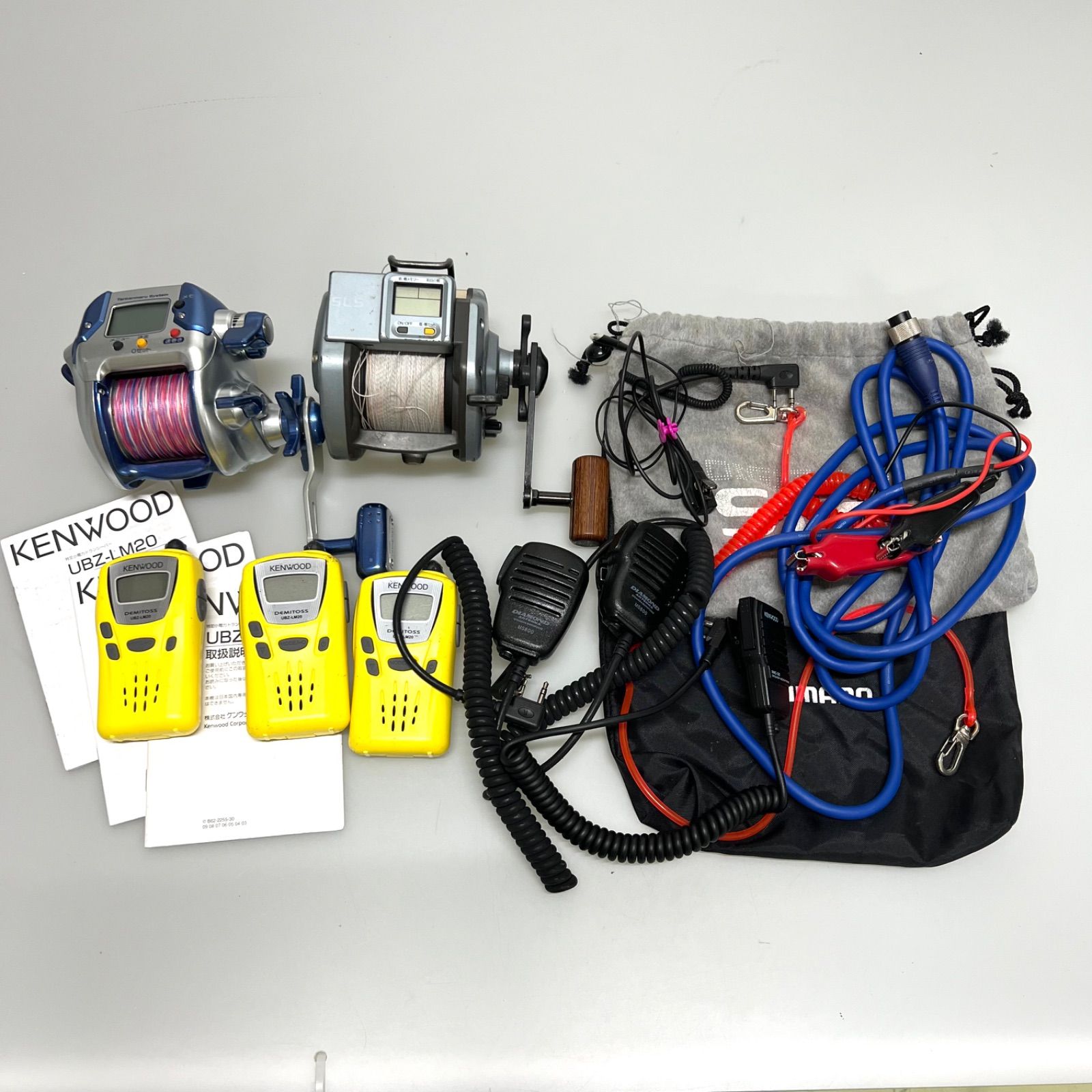 NK125 シマノ 3000H SLS GT4000 電動リール KENWOOD UBZ-LM20