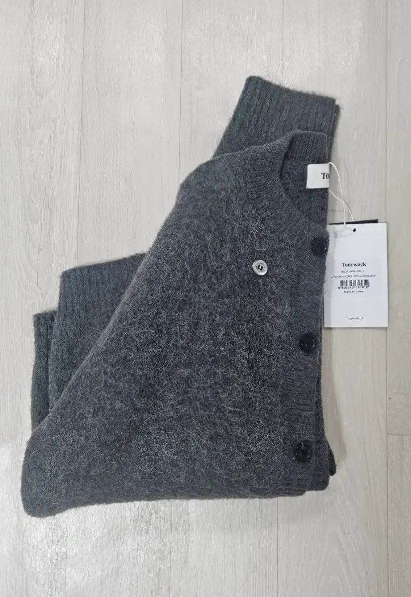 Tonywack トニーウェック モヘア カーディガン カーボン Lサイズ