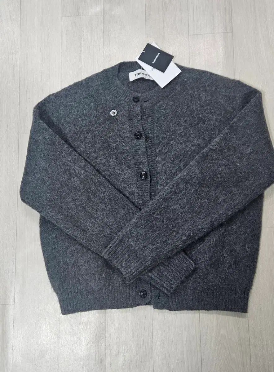 Tonywack トニーウェック モヘア カーディガン カーボン Lサイズ