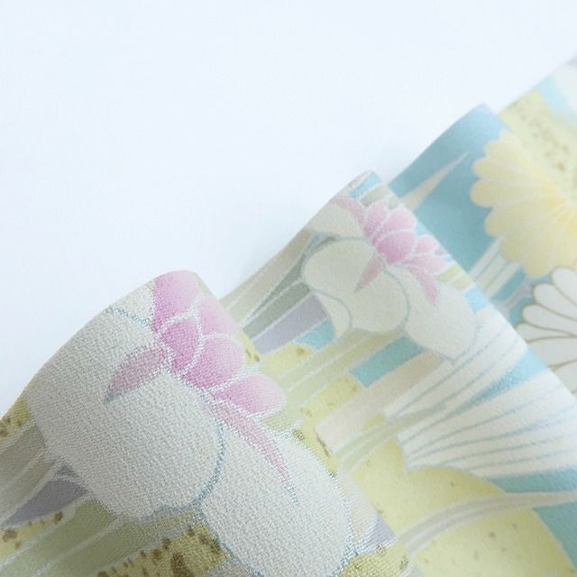 百華❀Y4080◇トールサイズ 正絹 手縫い仕立て 訪問着 着物 単品