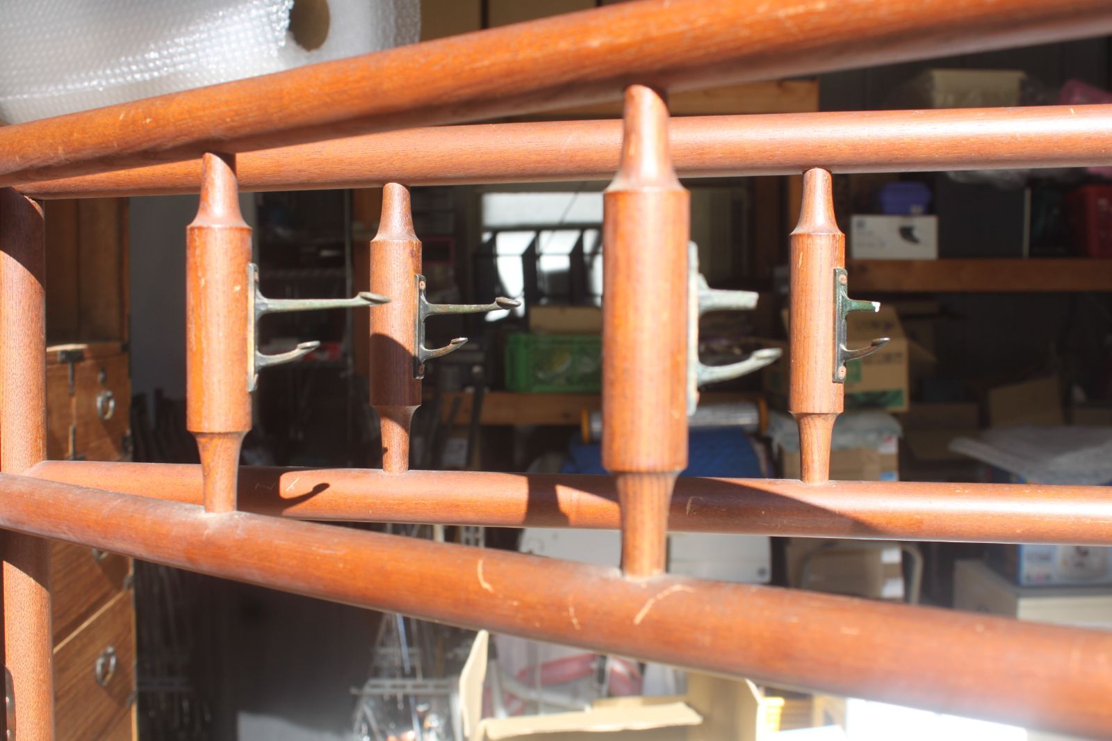 着物掛け 衣桁 木製 アンティーク 和家具 - メルカリ