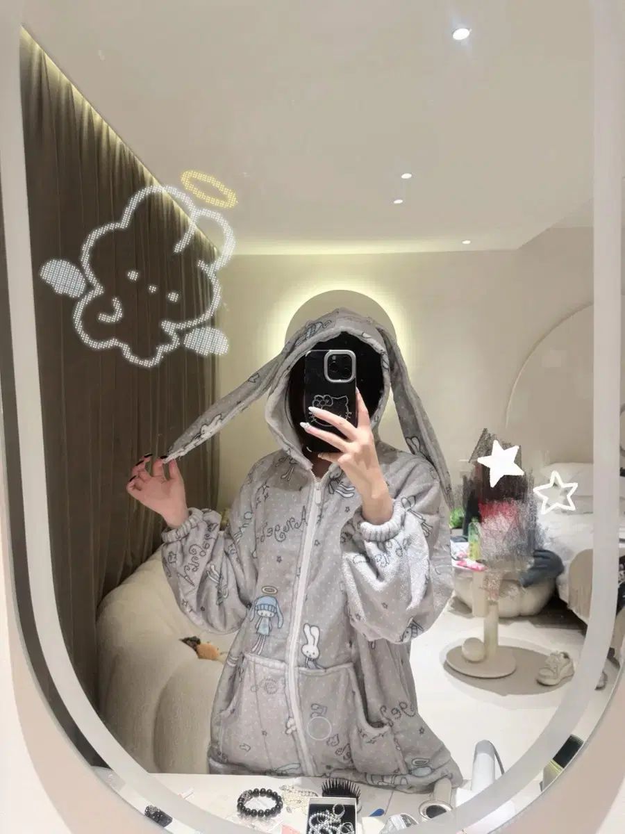 地雷系 フランネルうさぎ