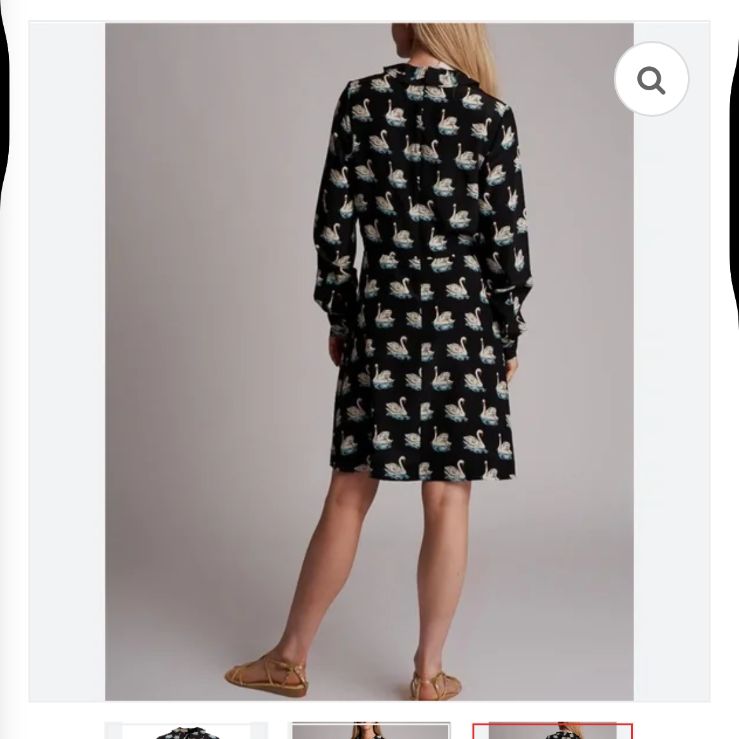 美品】ステラマッカートニー STELLA McCARTNEY 白鳥 総柄 長袖 