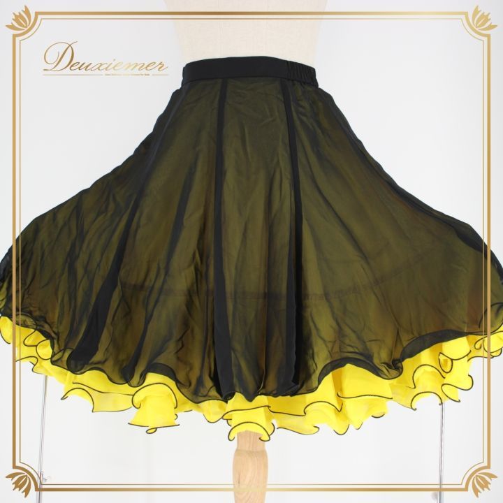 社交ダンス 衣装 スタンダード スカート レッスンウェア オール