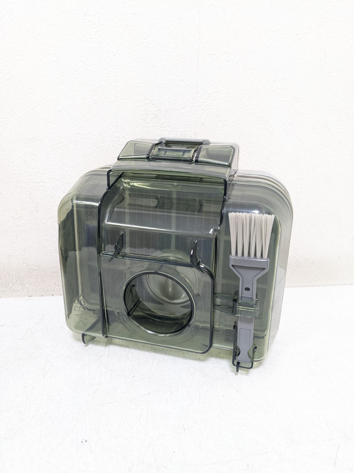 中国古玩 赤絵耳付壷 高さ約32㎝ 東Y7-1104①トヒオ