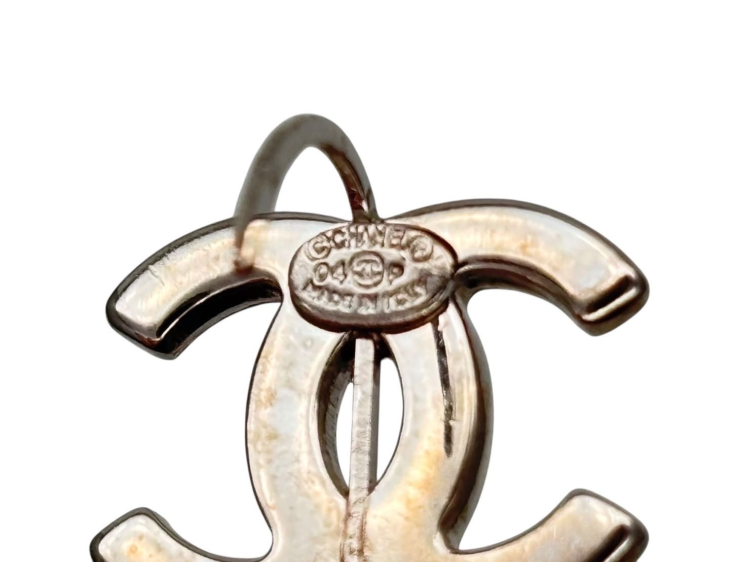 極美品 CHANEL シャネル ココマーク ハート ぶら下がりピアス 重量約