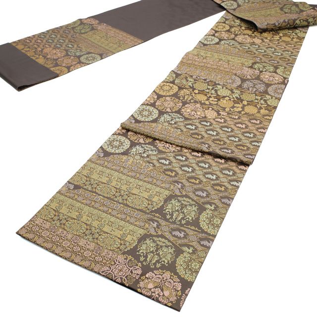 中古】 すごい値！ 袋帯 箔屋清兵衛 フォーマル リサイクル 正絹 西陣