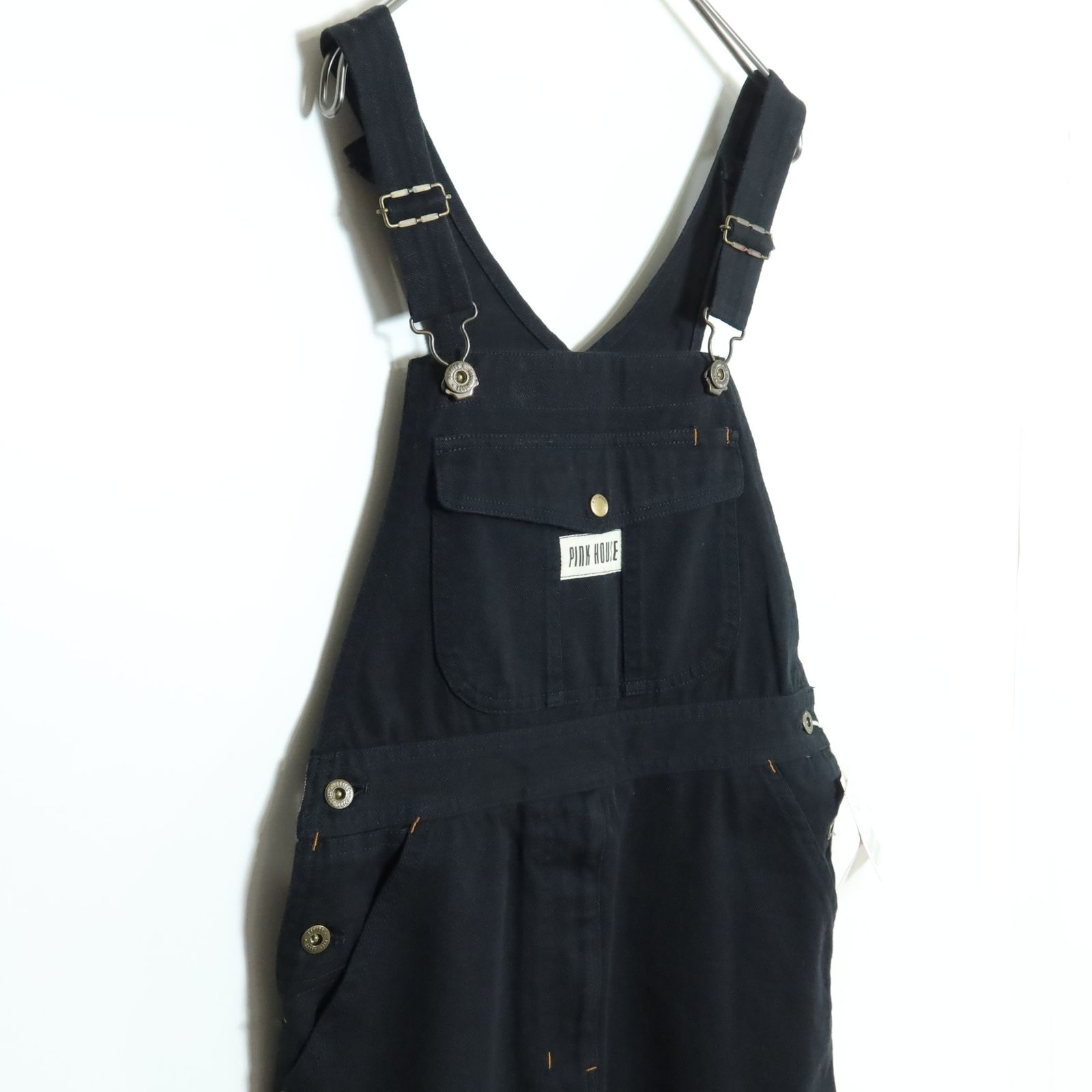 極美品】ピンクハウス☆ジャンパースカート 大きいサイズXL 黒系