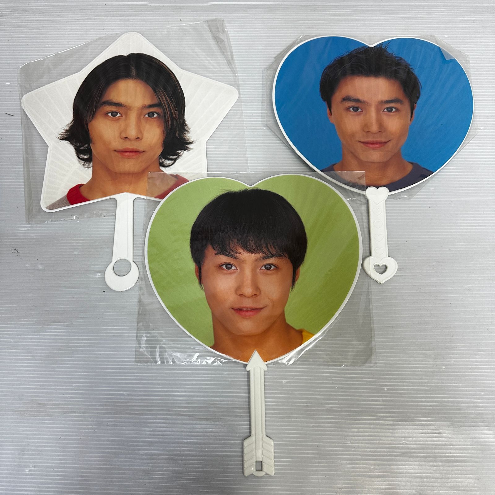 △KinKi Kids / DOMOTO 堂本剛 堂本光一 他 うちわ グッズ まとめ 中古