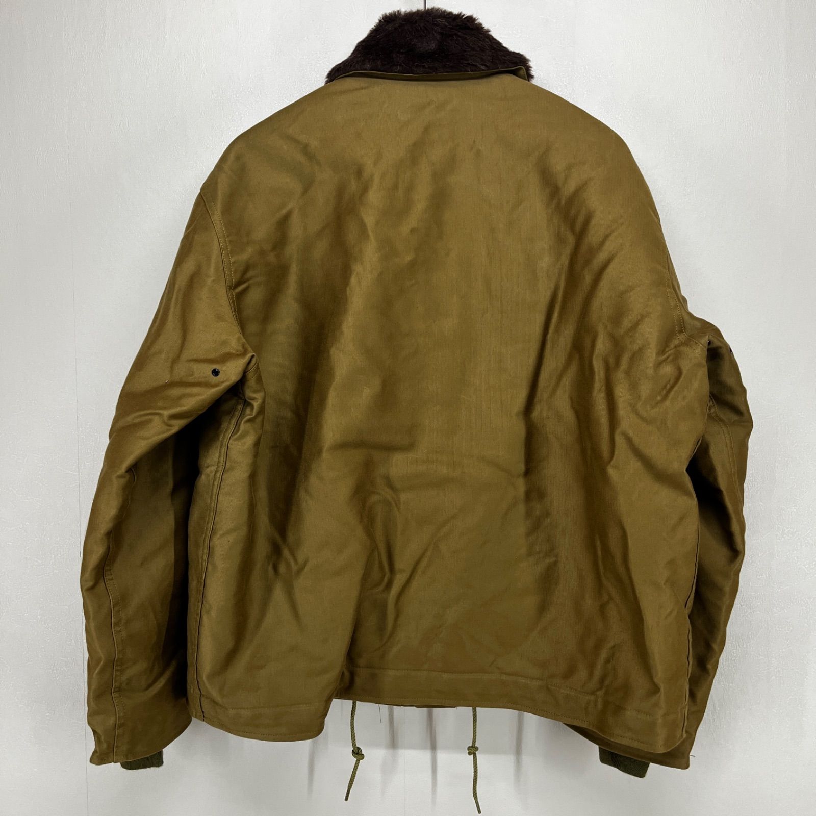 ワイパー 日本製 N-1 デッキジャケットアルパカライニング (カーキ/XXL