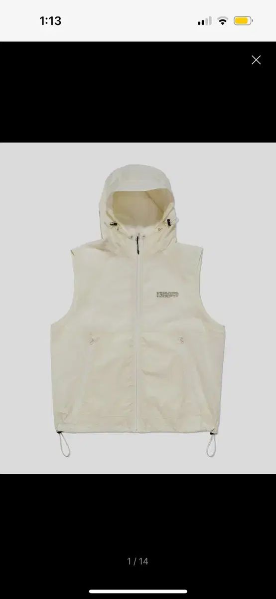 フィジカル エデュケーション デパートメント ファイブ WIND AND WISH WHO フード ベスト アイボリー