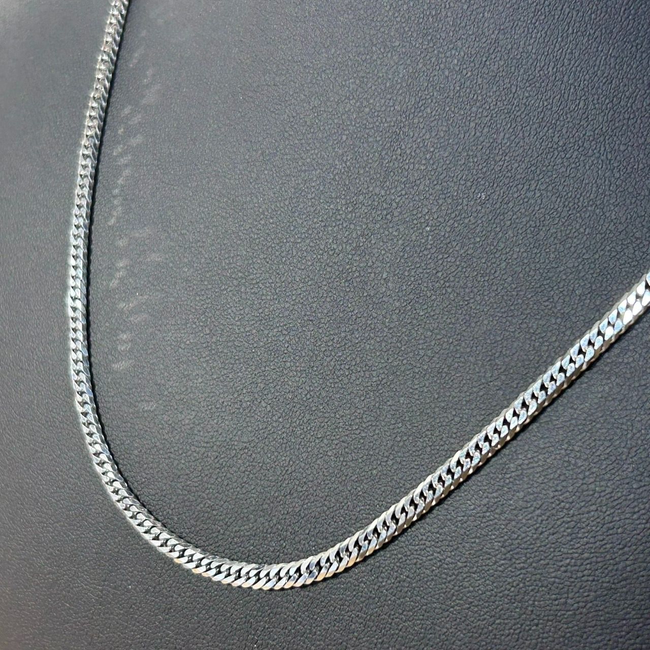 喜平ネックレス Pt850プラチナ 6面 ダブル 50cm 20.2g 造幣局検定