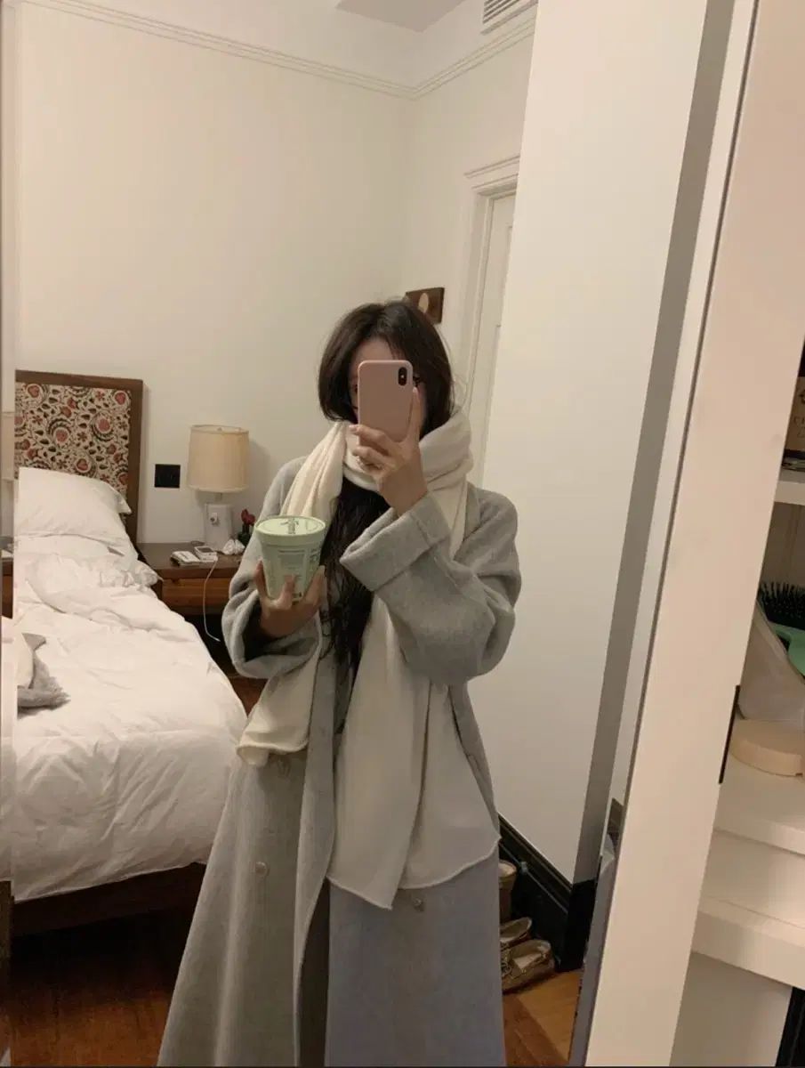 샵리즈 LIZ leeds イヴ YVES スヨン ハンドメイド コート ロング丈