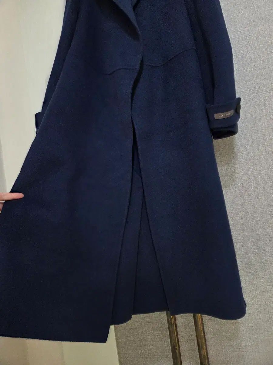 BESTI BELLI ウール混ハンドメイド ロングコート