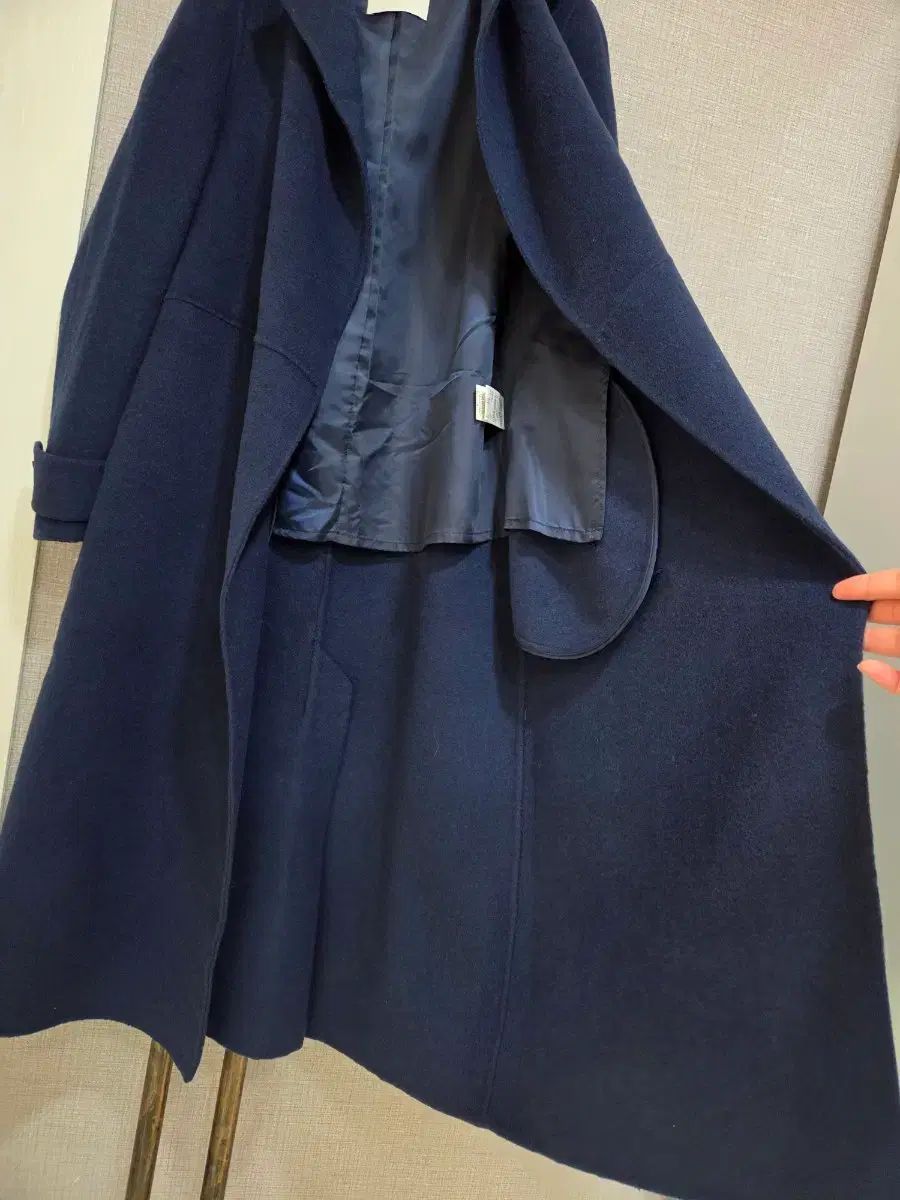 BESTI BELLI ウール混ハンドメイド ロングコート