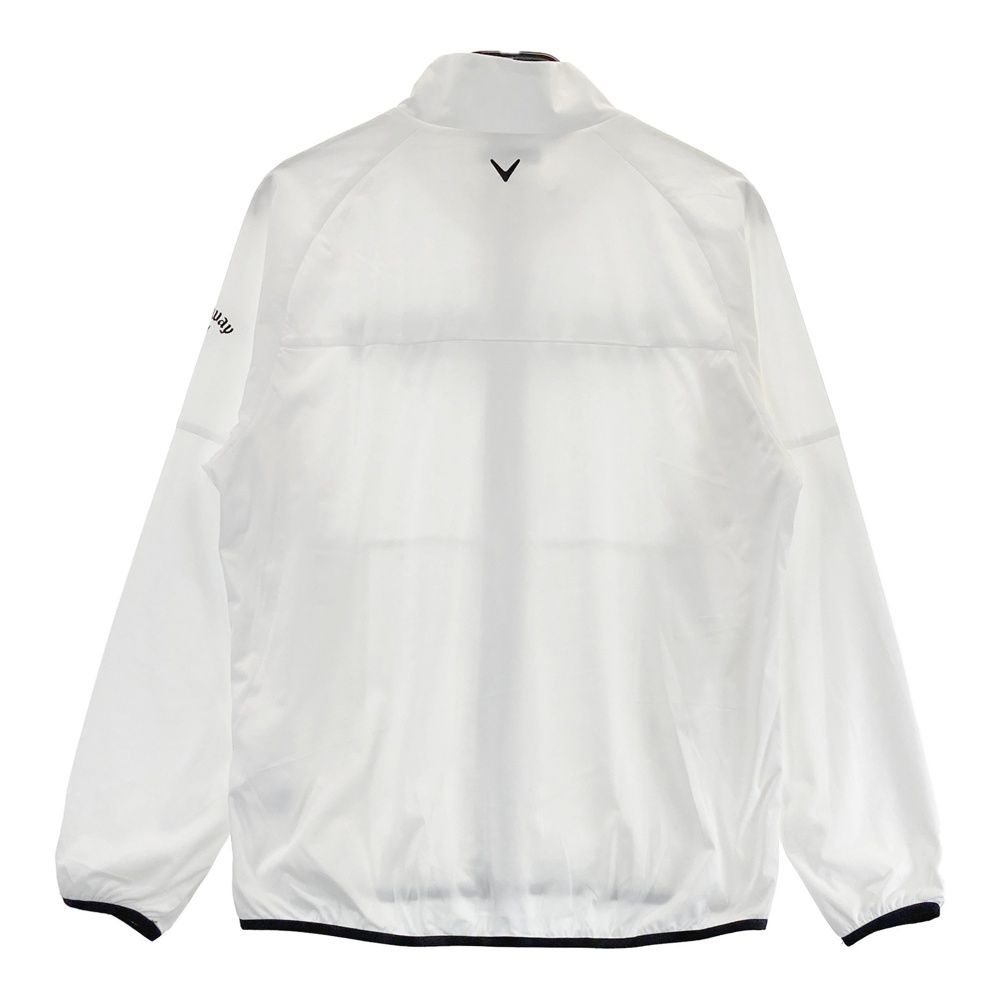 サイズ L キャロウェイ ジップジャケット ホワイト系 ゴルフウェア メンズ ストスト