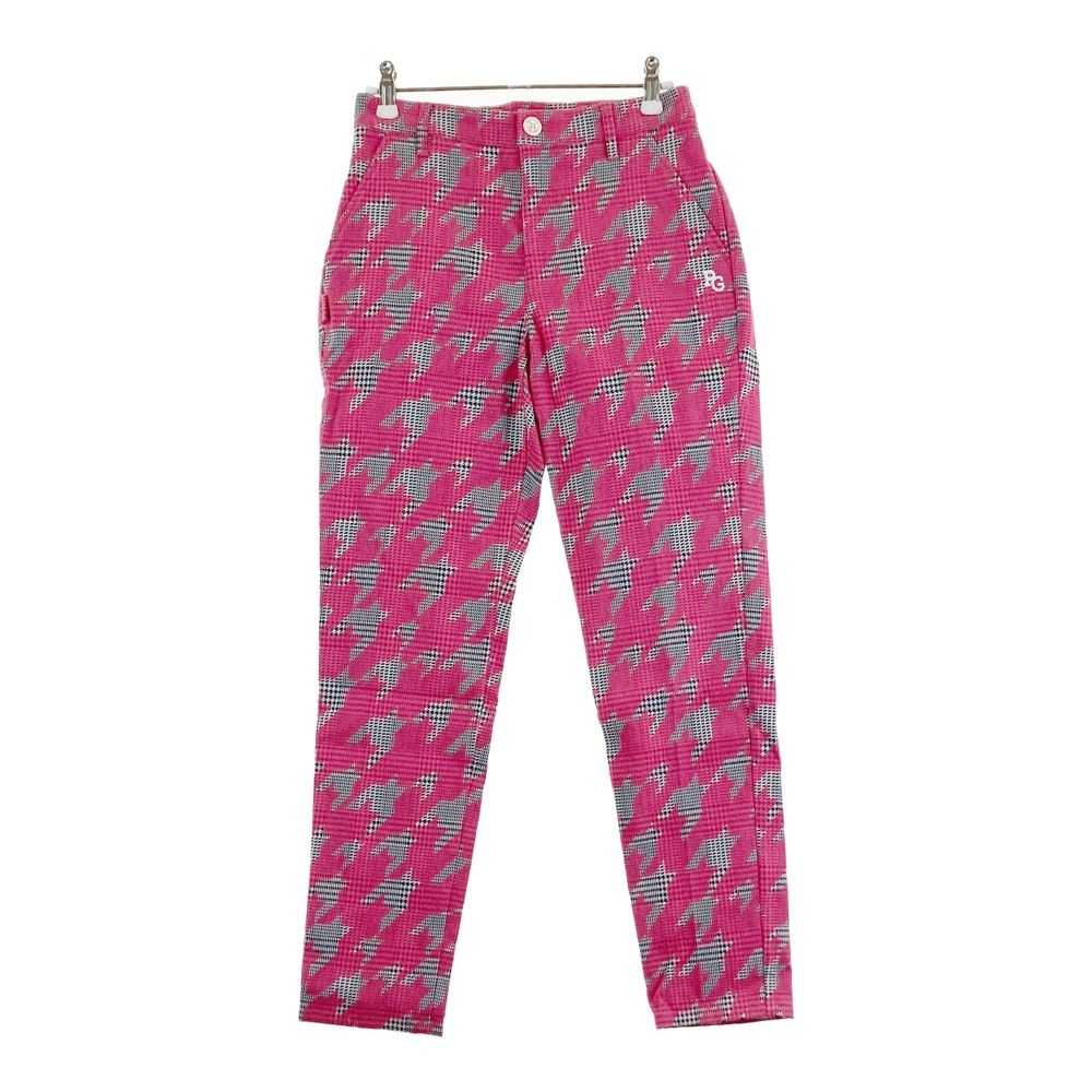 サイズ 00 PEARLY GATES パーリーゲイツ 055 2231912 パンツ 千鳥 ピンク系 ゴルフウェア レディース ストスト