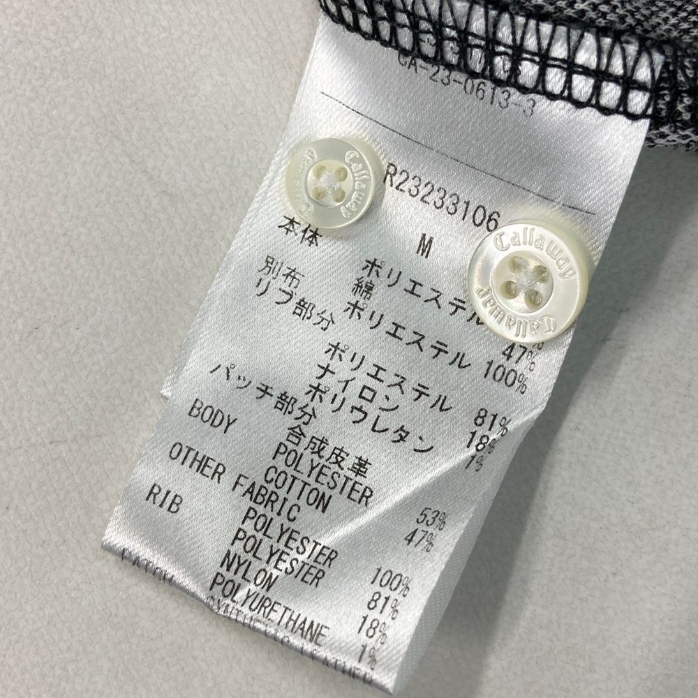 サイズ：M CALLAWAY キャロウェイ 2023年モデル レッドレーベル 長袖