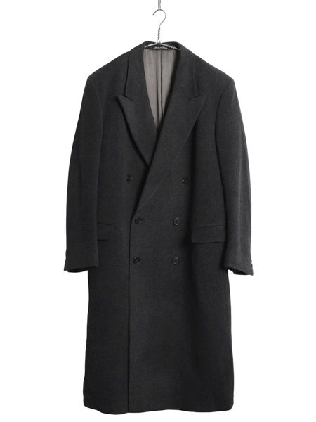 美品✨エンポリオアルマーニ　チェスターコート　ダブルブレスト　イタリア製　M 80s イタリア製 ☆ アルマーニ ダブルブレスト チェスター コート