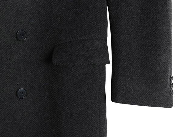 80s イタリア製 ☆ アルマーニ ダブルブレスト チェスター コート