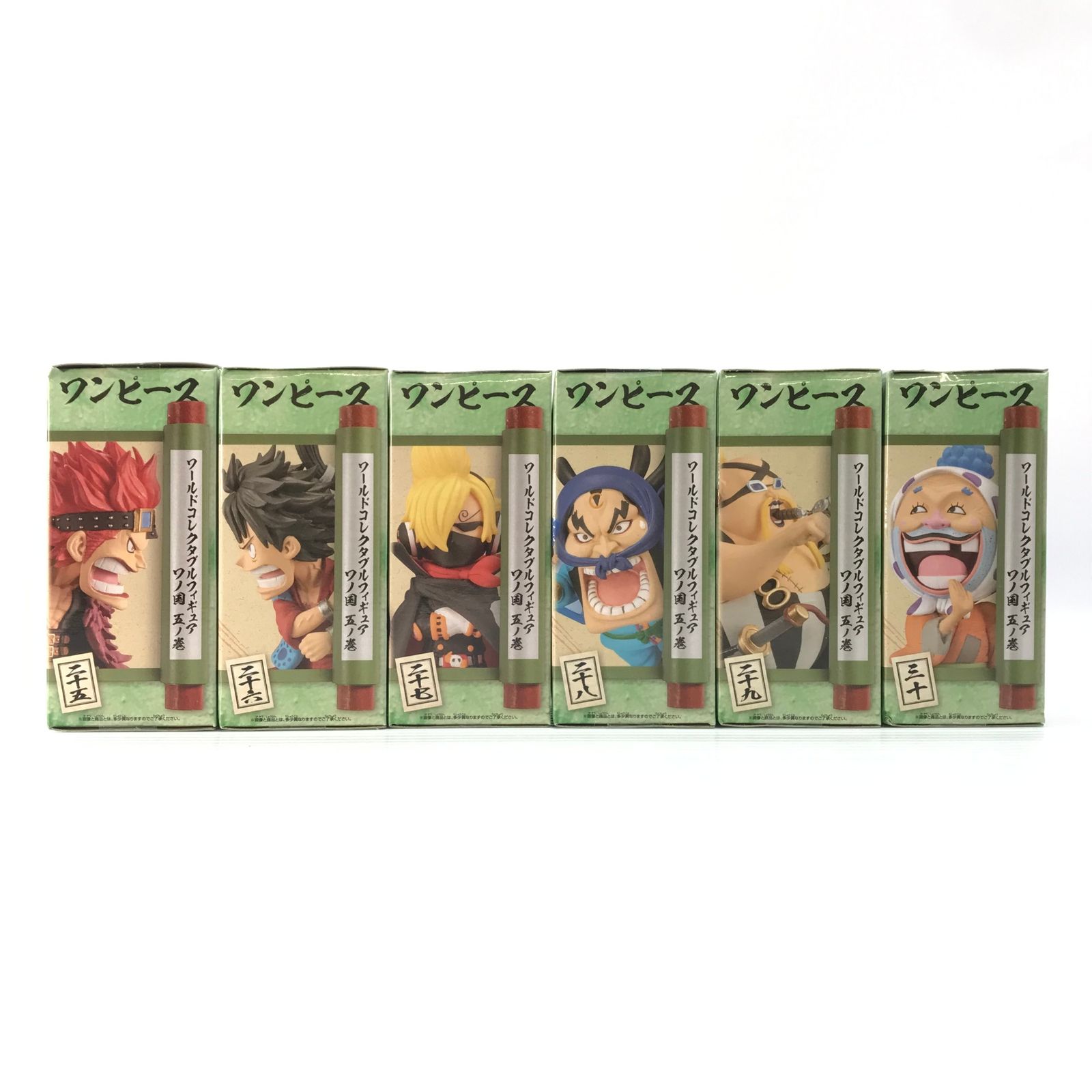 ○ BANDAI SPIRITS フィギュア 全6種セット 「ワンピース」 ワールド