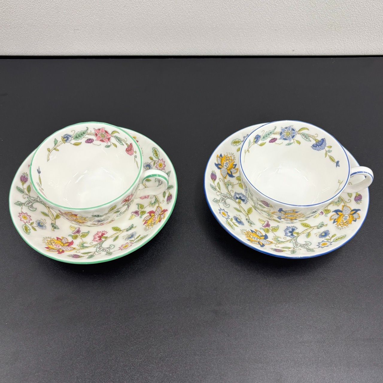 J03-242】MINTON（ミントン） カップ＆ソーサー 2客セット 中古品 現状