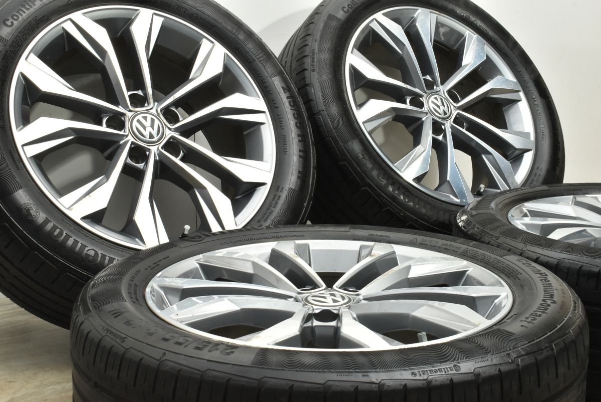 ホイールのみ可 フォルクスワーゲン B 8 パサート 17 in 7 J 40 PCD 112 コンチネンタル 215 55 R 品番 ゴルフ ジェッタ