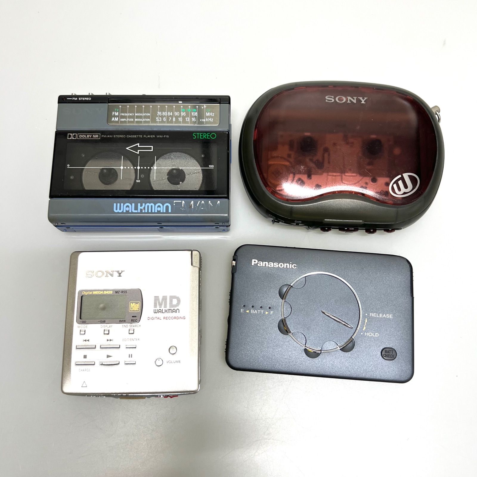 SONY Panasonic カセットプレイなどまとめて出品 NK125 ジャンク SONY Panasonic 他 カセットプレーヤー CD MD