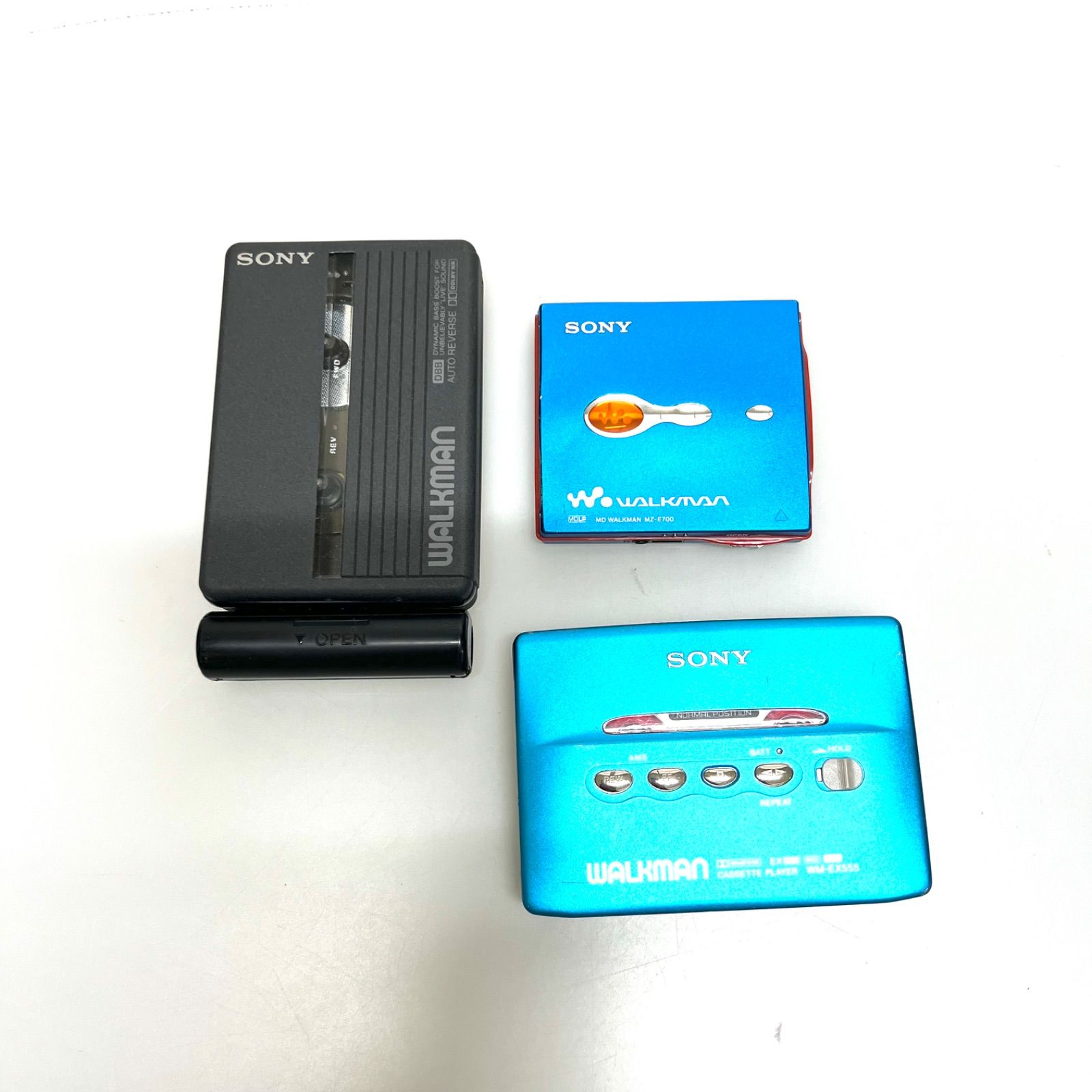 NK125 ジャンク SONY Panasonic 他 カセットプレーヤー CD MD