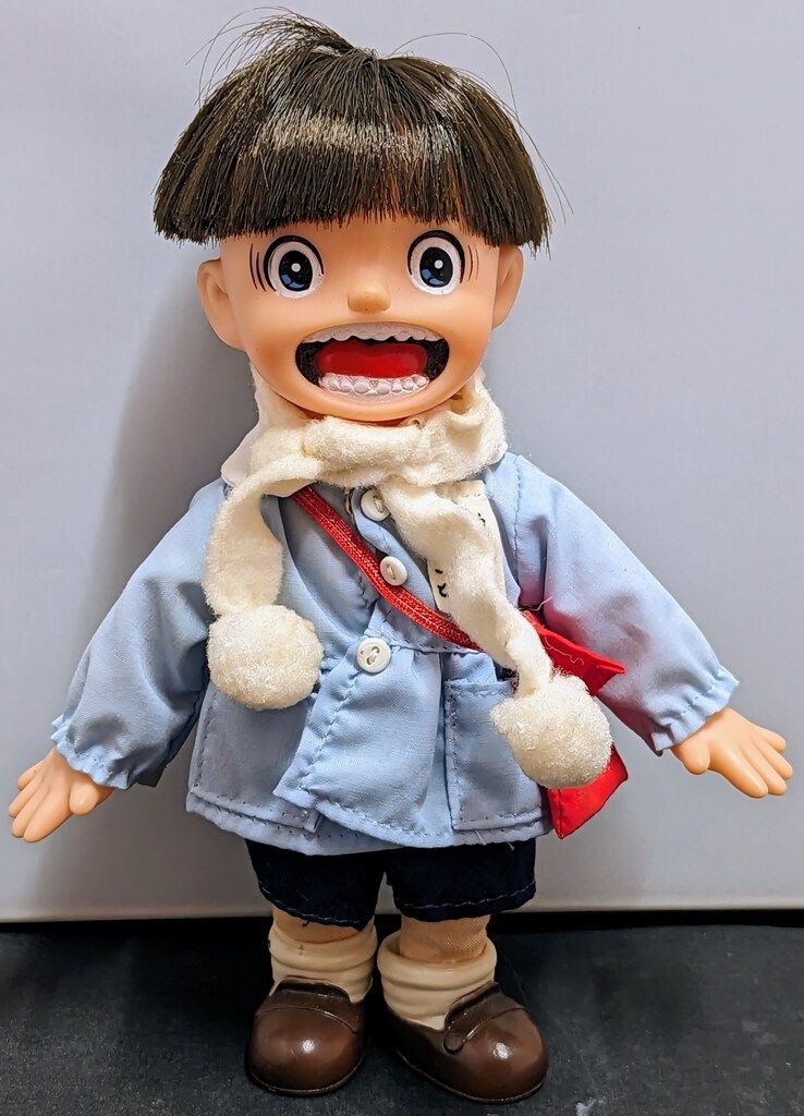 ポピー/あんそにい まことちゃん人形 青箱付緑まこと虫 185mm - メルカリ