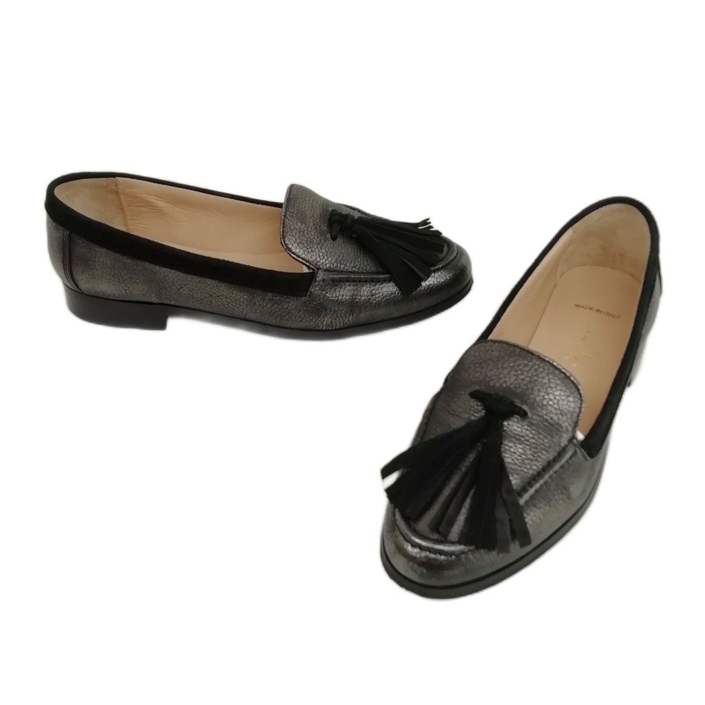 銀座かねまつ GINZA Kanematsu イタリア製 タッセル ローファー