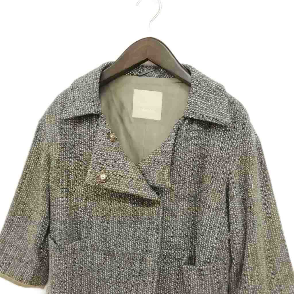 Sマックスマーラ 'S Max Mara ショート丈 ツイード ジャケット ダブル