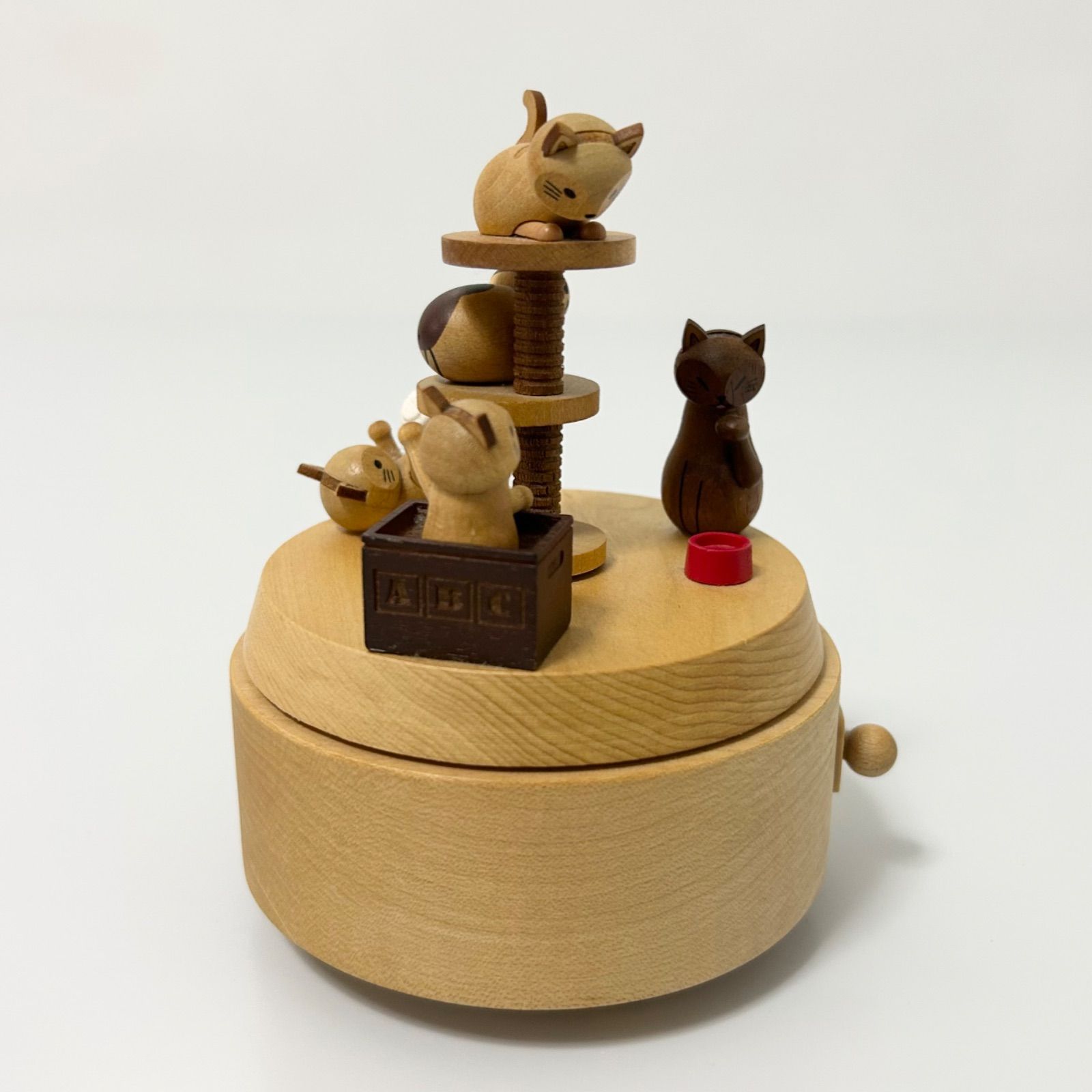 Wooderful Life ウッドブルライフ 猫 オルゴール 木製 - メルカリ