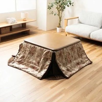 ジャカード織 コンパクト こたつ布団 正方形 180✕180 cm こたつ 布団 ふとん 省スペース