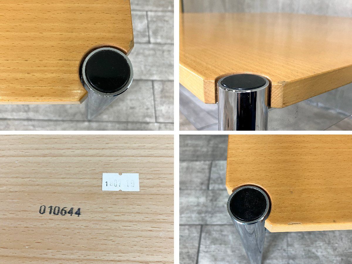 USM ハラーテーブル ビーチ（ナチュラル ラッカーフィニッシュ） USMハラー□スクエアーテーブル W1000□ラッカービーチ□hhstyle