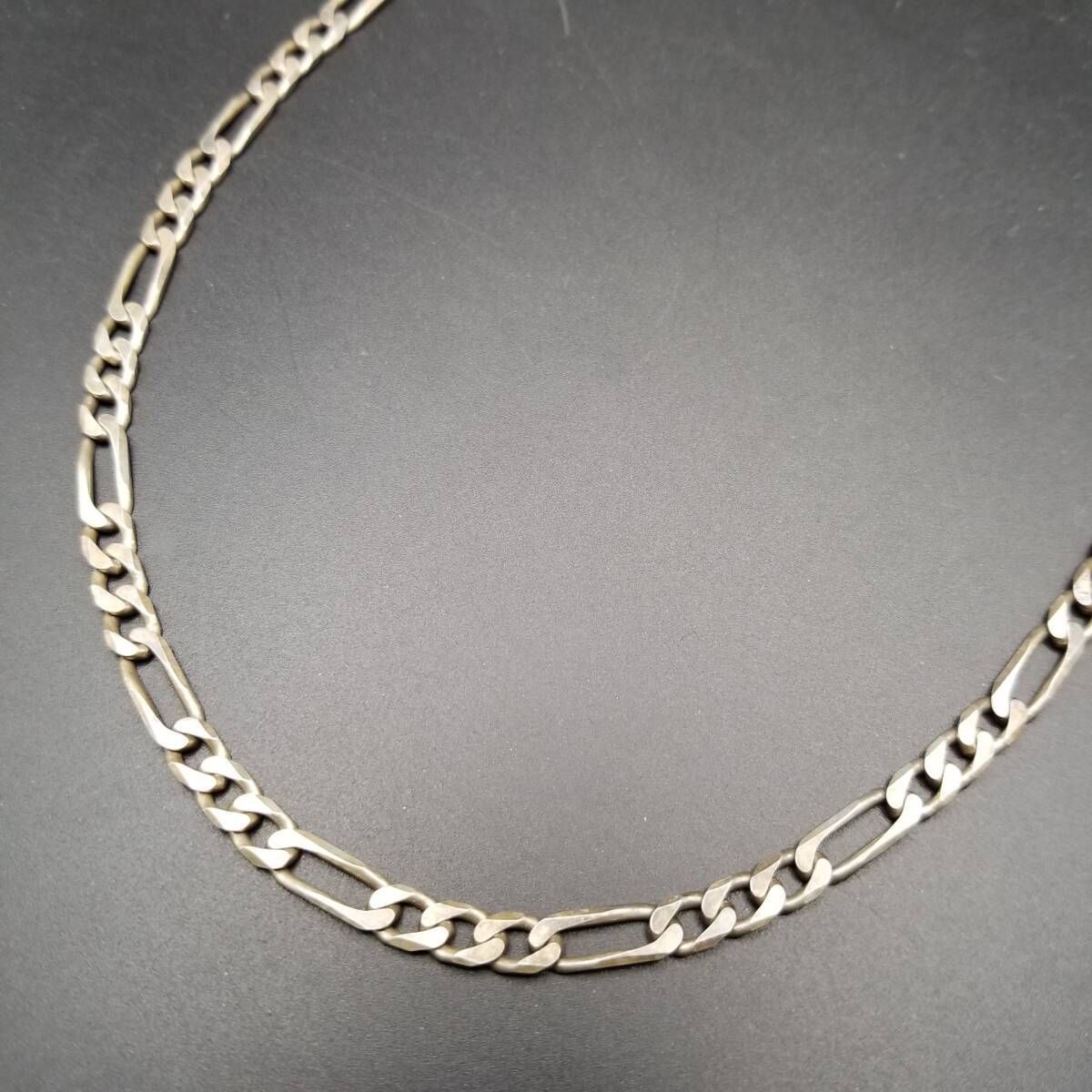 メキシコ 925 シルバー フィガロチェーン ベーシック ヴィンテージ 