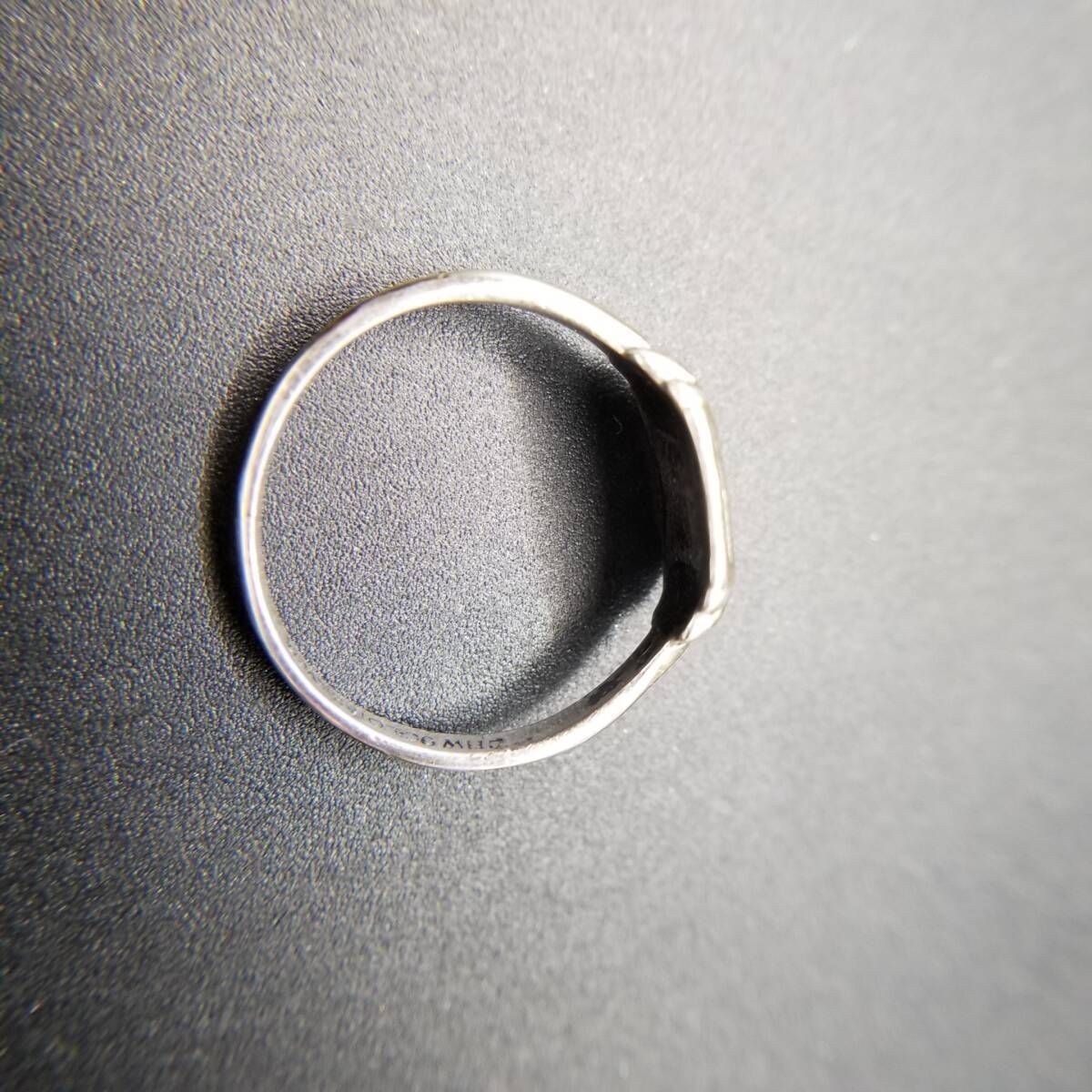 60'70's頃 JHW社製 英国 ヴィンテージ シグネット リング 指輪 925